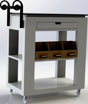 Gift cart for check Kiehls 3D Model