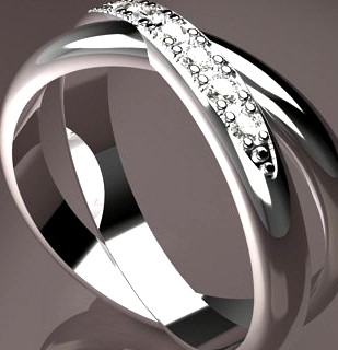Jewelry Ring Mdf1124 3D Model