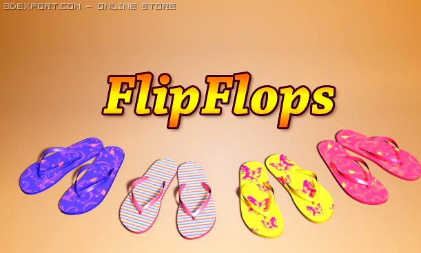 Flipflops 3D Model