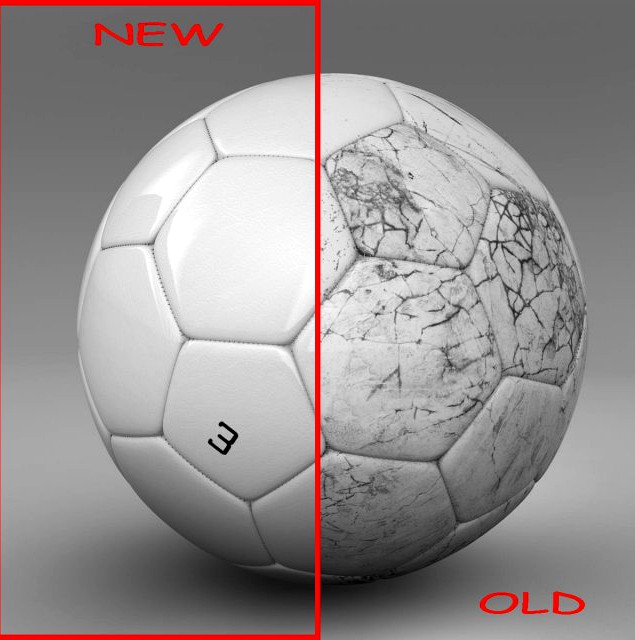 Soccerball white 3D Model