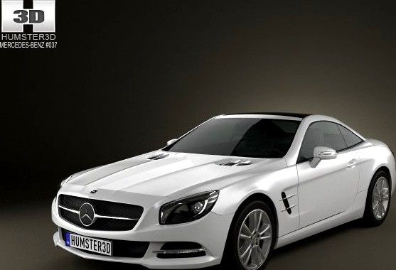 MercedesBenz SLclass 2012 3D Model