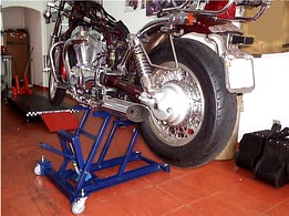 Chopper Bike Lift and Trolley