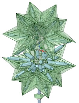 Ten Tetrahedra Tree Topper