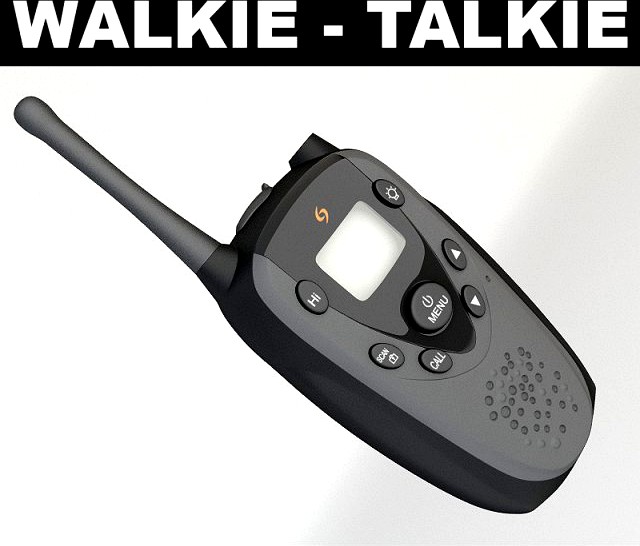 Walkie Talkie 1 3D Model