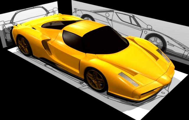 Ferrari Enzo 3D Model