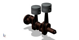 Linear dual pistons