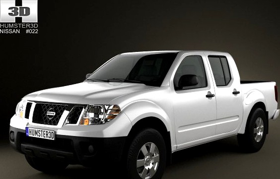 Nissan Frontier CrewCab ShortBed 2012 3D Model