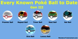 Poke Balls - Generation 3 Pack