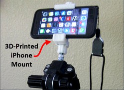 3D Printed iPhone Tripod Mount