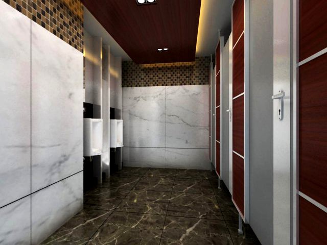 Public Toilet 015 3D Model