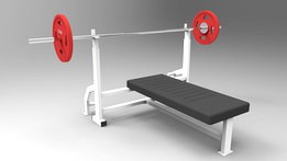 chest press / bench press / Barbell gym