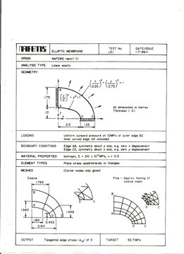 Nafems Benchmark - LEI