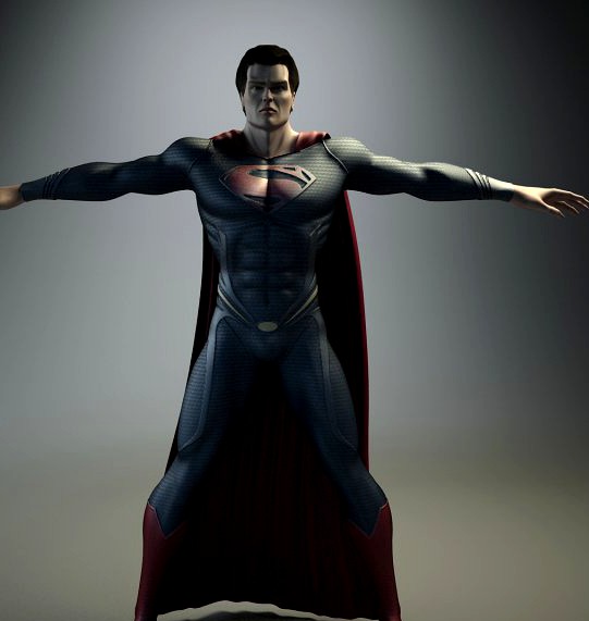 Man Of Steel Superman 3D Model