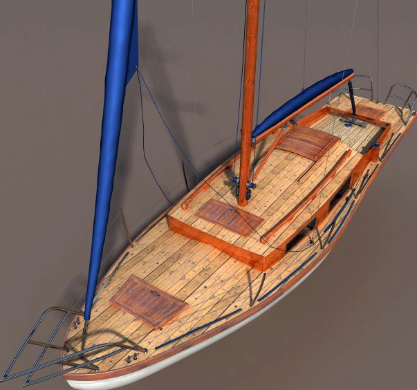 Sailboat 3D Model