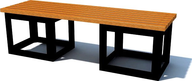 Bench006 3D Model