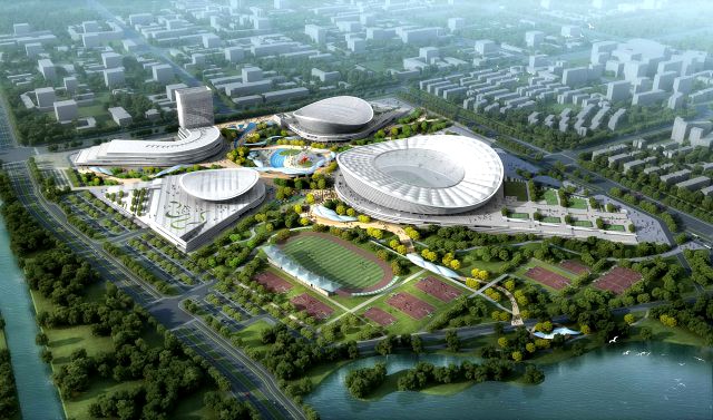 Sports Stadium 001 3D Model