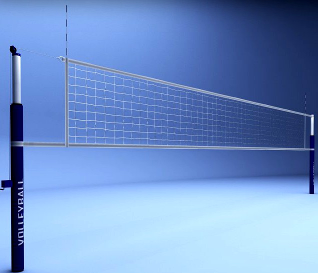Volleyball net 3D Model