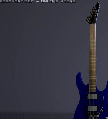 Electric Guitar LTD 3D Model