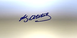 Signature of Atatürk