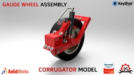 Corrugator Model (Gauge Wheel Assembly)