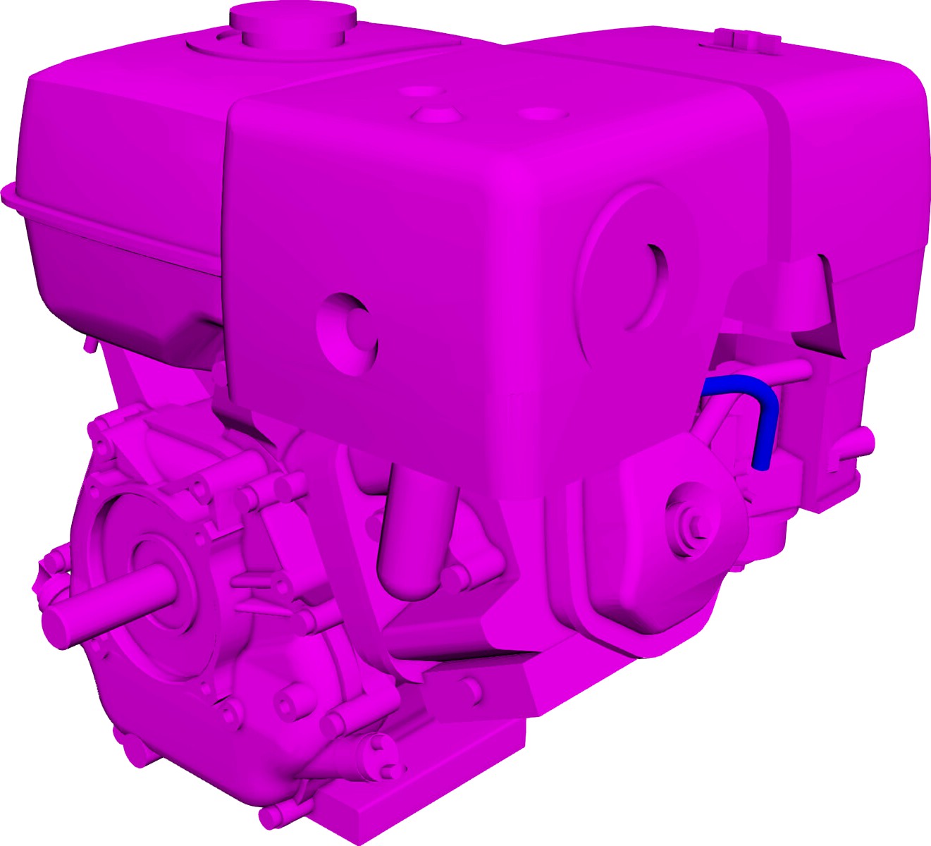Honda GX390 Engine 3D CAD Model