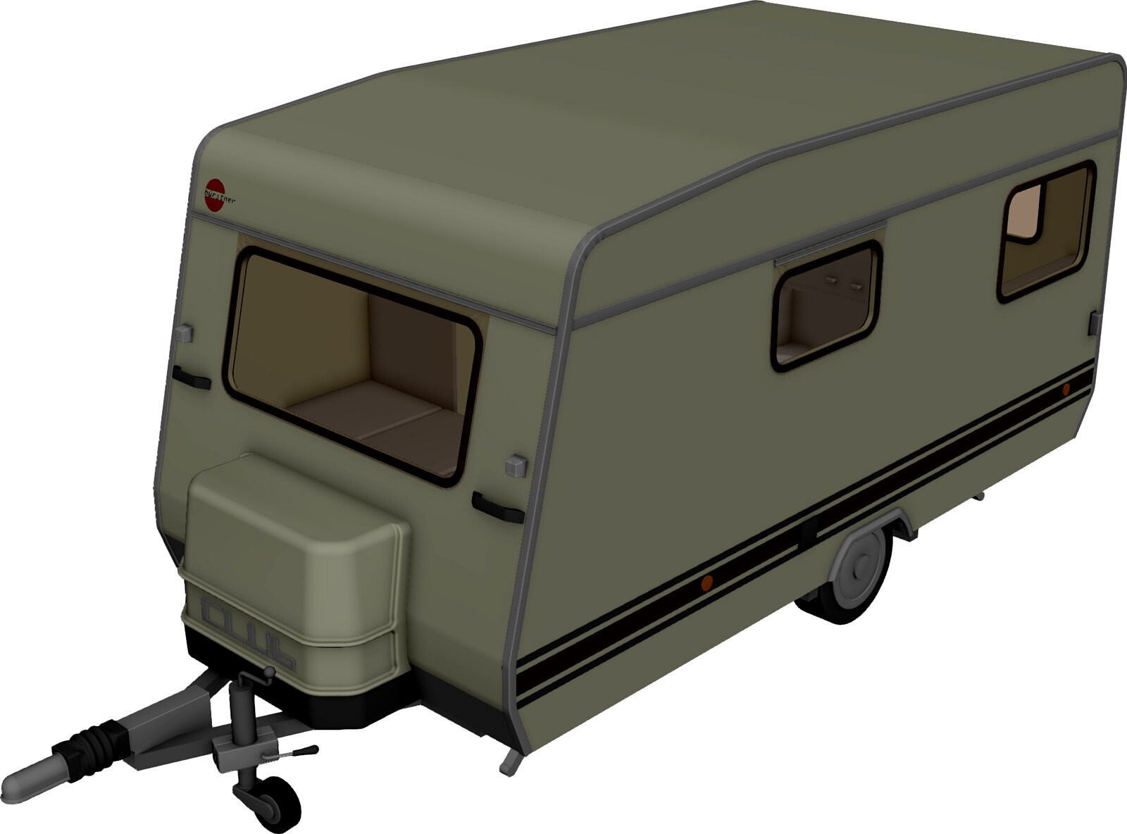 Camper 3D CAD Model
