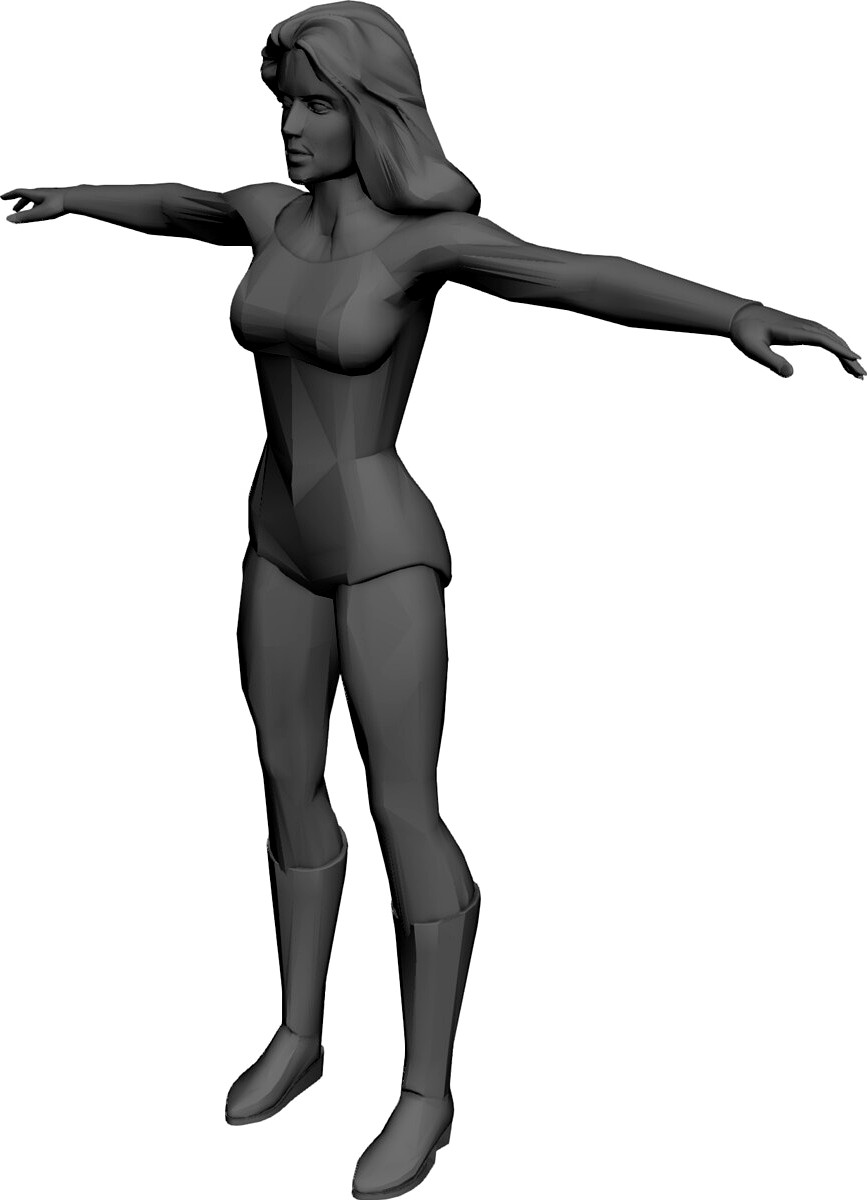 Heroine 3D CAD Model