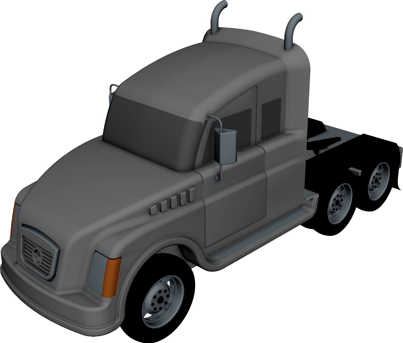 Heavy Duty Truck 3D CAD Model