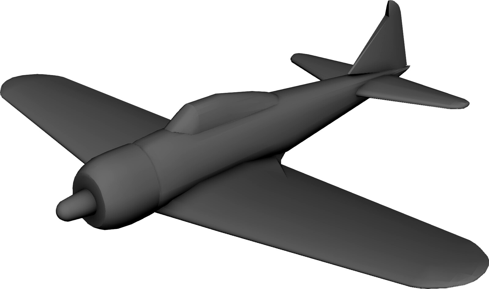 A6M Zero 3D CAD Model