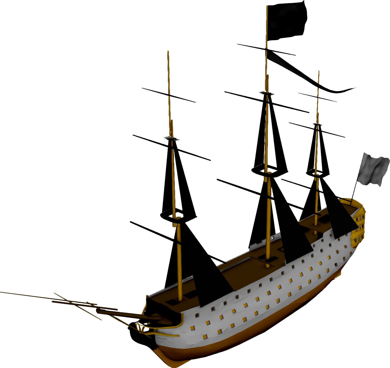 Galleon 3d model