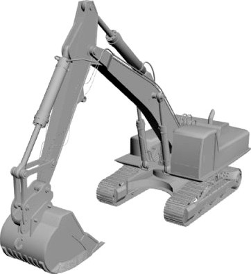 Excavator 3D Model