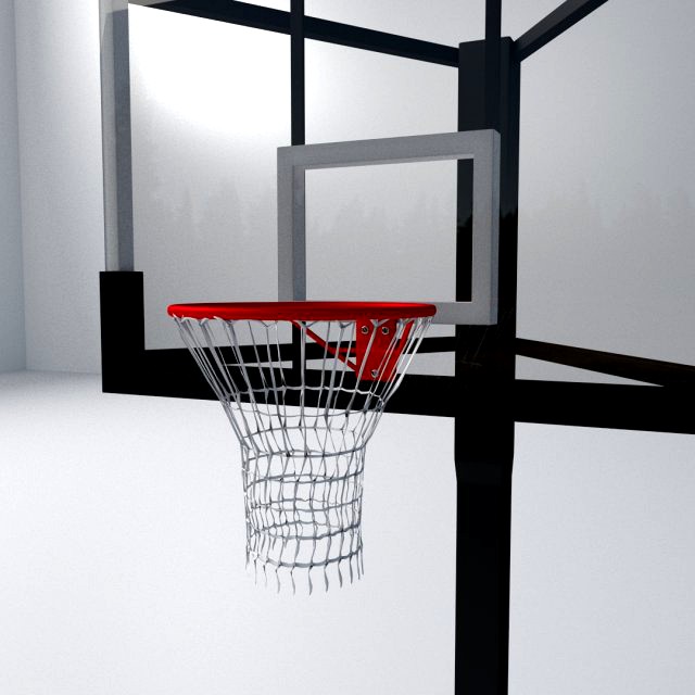 Basketball Backboard 3D Model