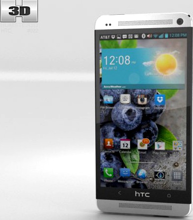 HTC One 3D Model
