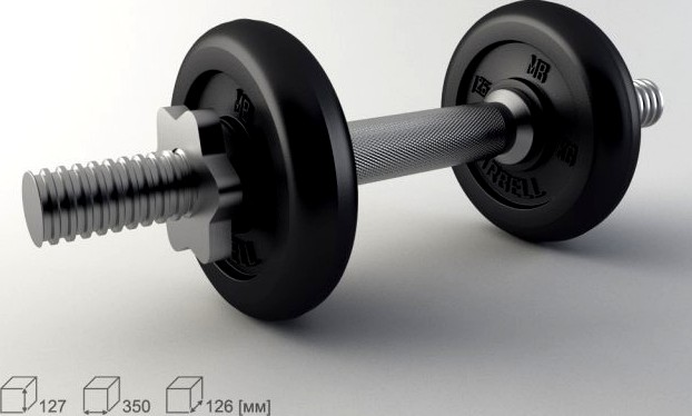 Dumbbell 3D Model