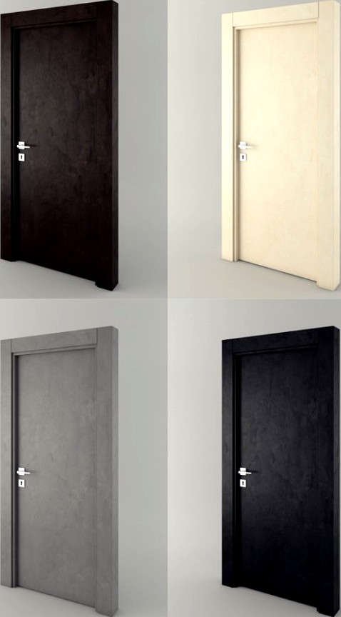 Model Loft Door Collection 3D Model