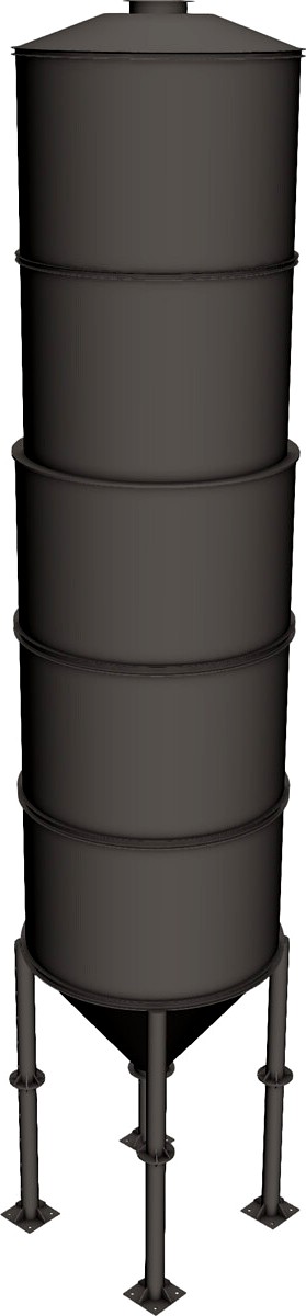 Silo 3D CAD Model