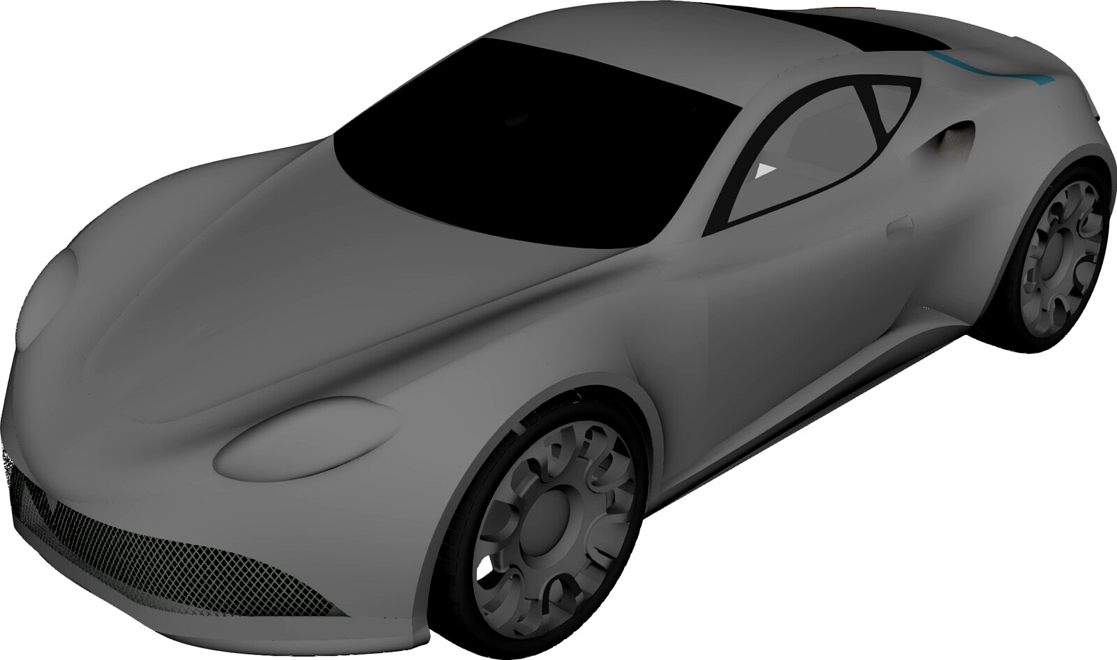 Sports Car Concept 3D CAD Model