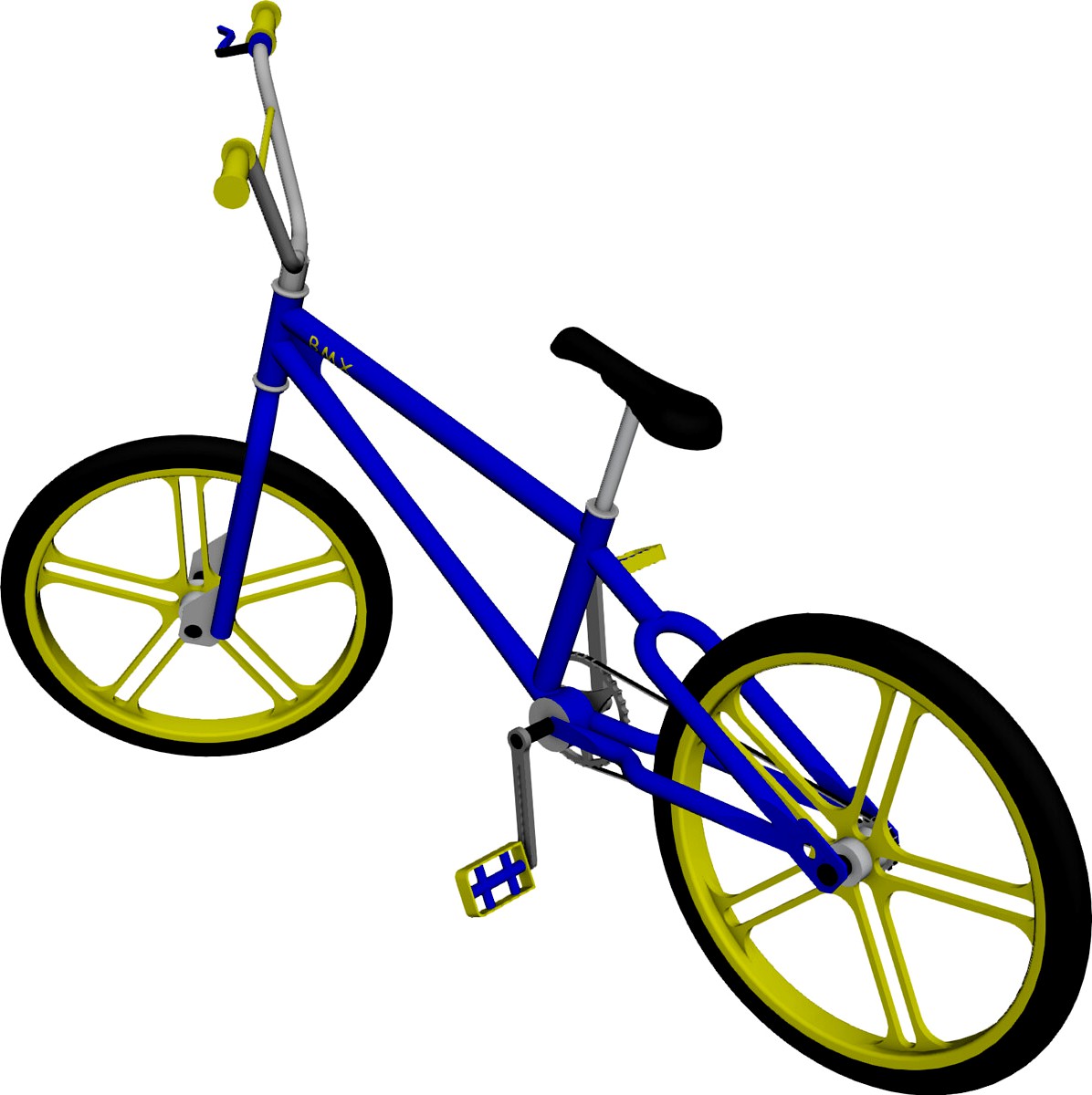 BMX Bike 3D CAD Model