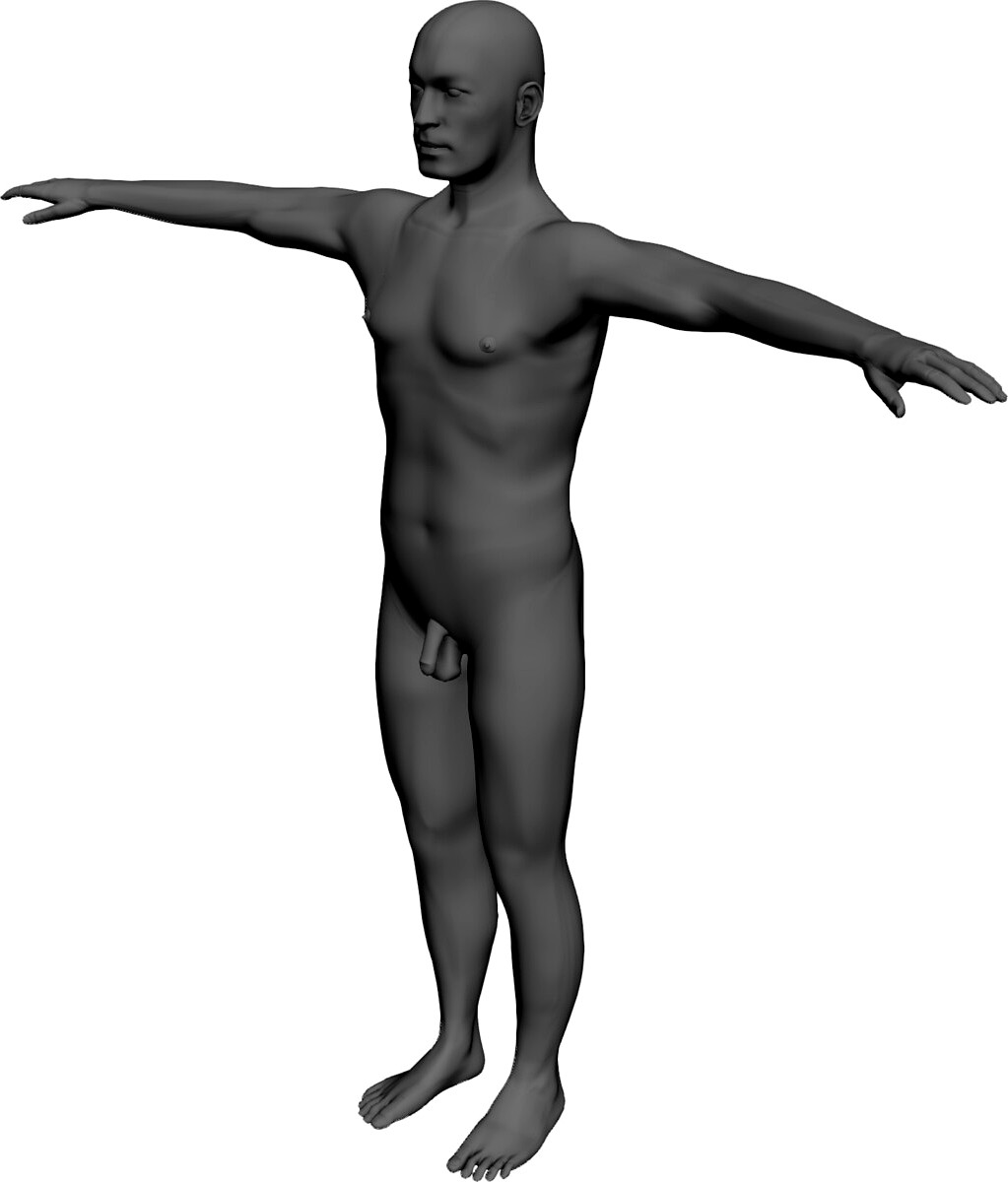 Man 3D CAD Model