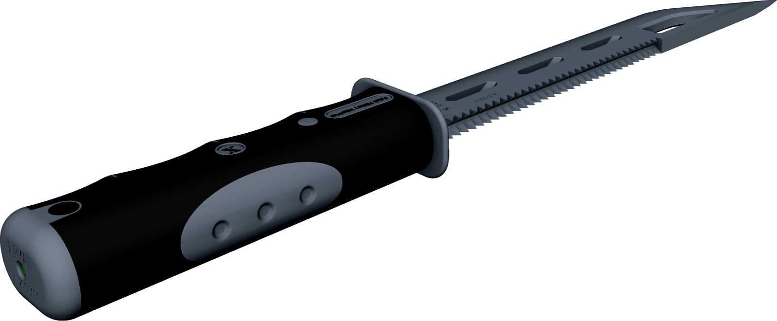 Tanto Tactical Knife 3D CAD Model