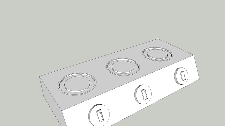 3 Burner LP Gas Cooker