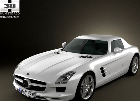 MercedesBenz SLS AMG 2011 3D Model