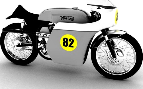 Norton Racer 1960 3D Model