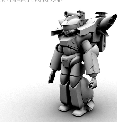 Power Jump Suit 3D Model