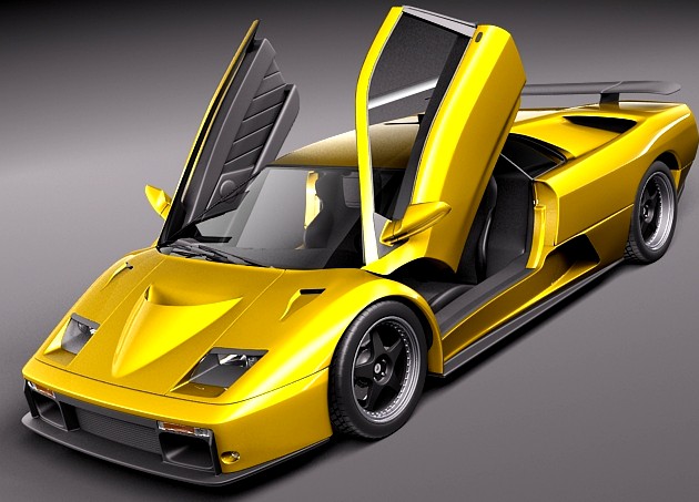 Lamborghini Diablo GT 1999 3D Model