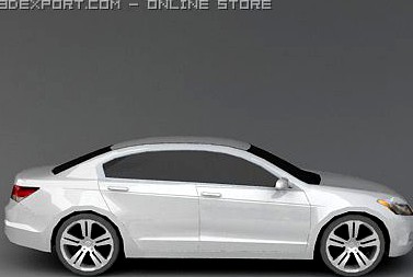 Honda accord cedan new 3D Model