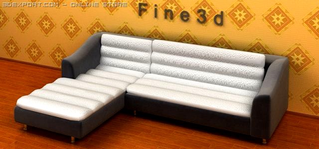 01Multiplayer sofa046 3D Model