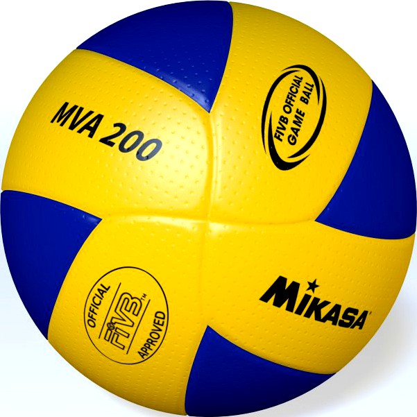 Mikasa MVA200 Official FIVB bal 3D Model