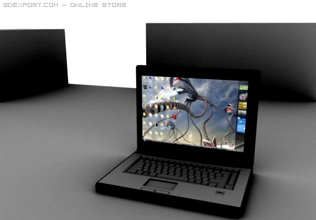 Download free Laptop 3D Model