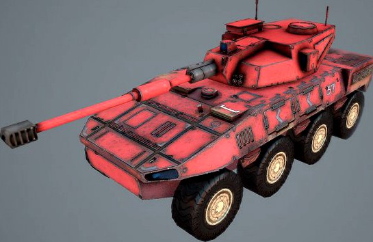 Future BTR 3D Model